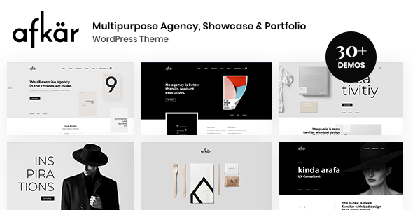 Afkar – Creative Portfolio WordPress Theme