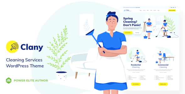 cleaning services wordpress theme
